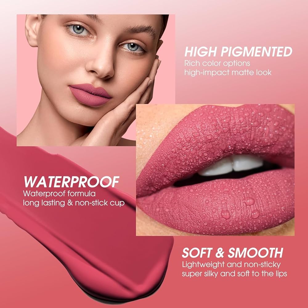 Huda Beauty matte Finishing Lipstick ( Pack of 12 )