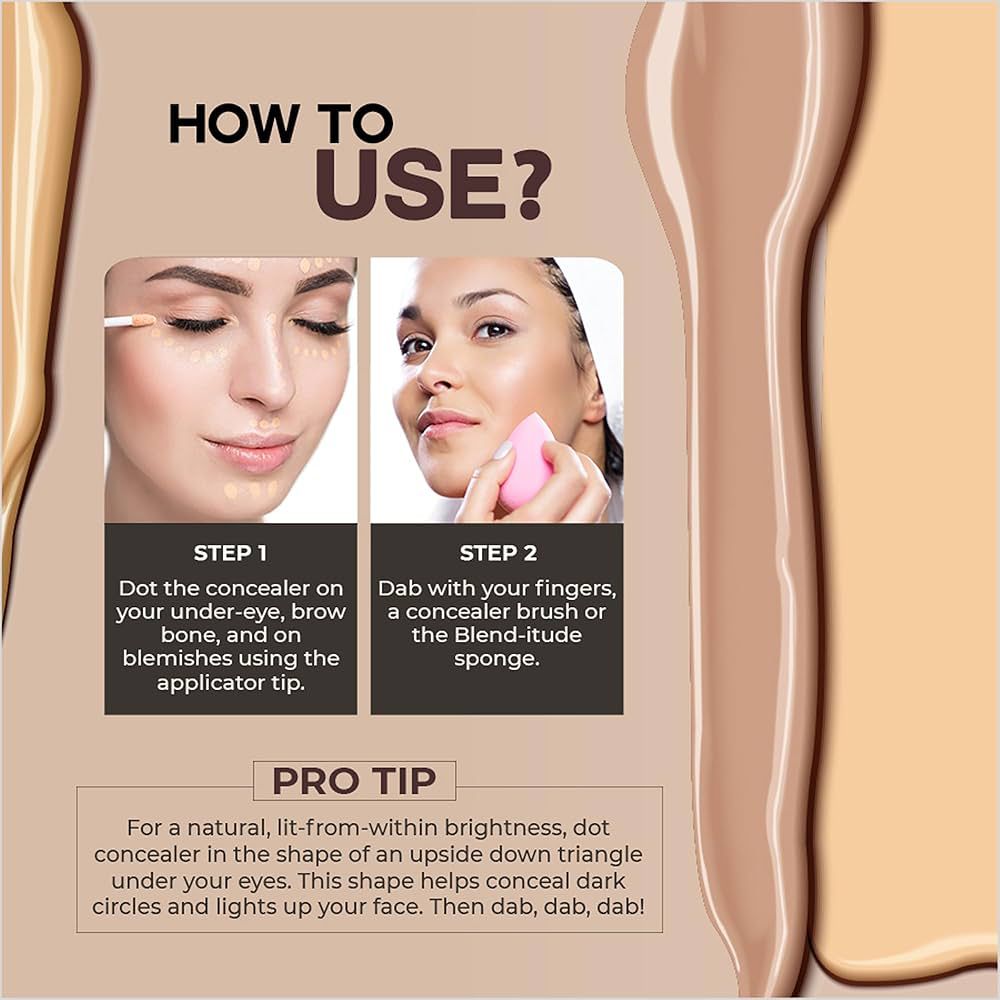 Colorbar Flawless Matte Finish Full Cover Liquid Concealer, For Face